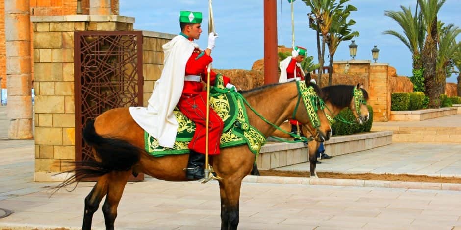 royal guards in rabat